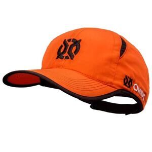 Onix Premier Lite Adjustable Pickleball Hat Bright Orange Lightweight Wicking